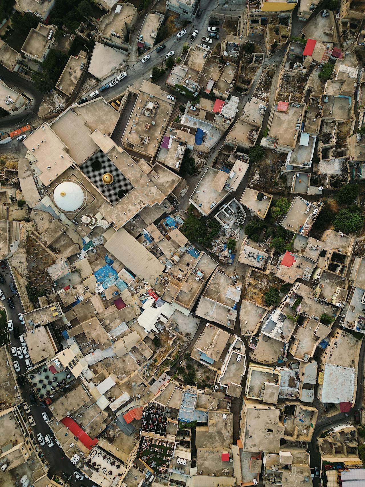 Aerial View of Buildings